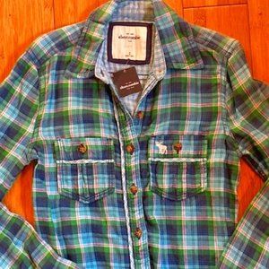 Abercrombie Kids new Plaid Shirt